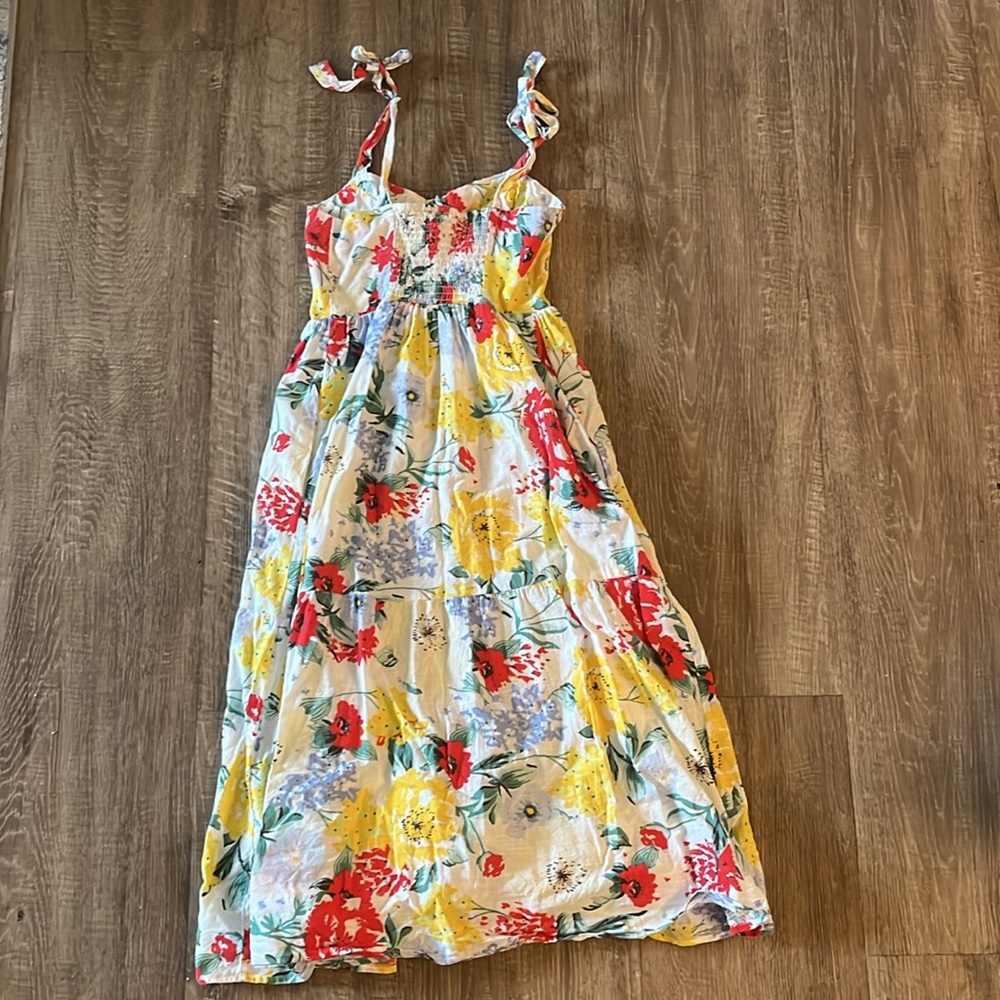 Urban Outfitters Positano Floral Midi Dress - Picture 6 of 6